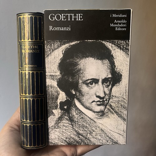 Goethe romanzi meridiani - goethe,