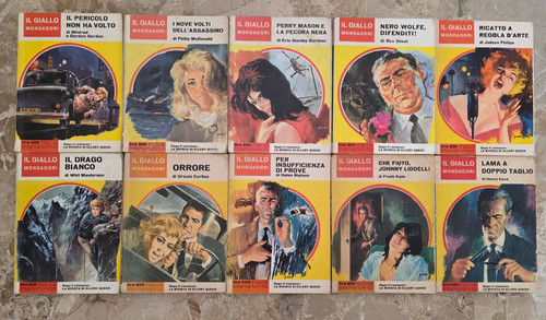 Lotto libri gialli - di, 10