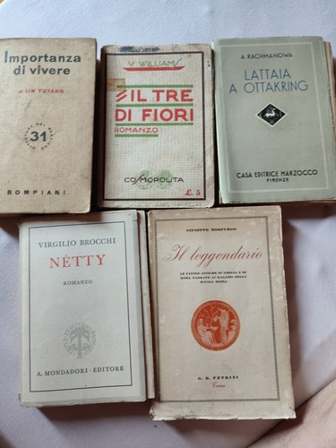 Lotto libri vintage - lotto, 5