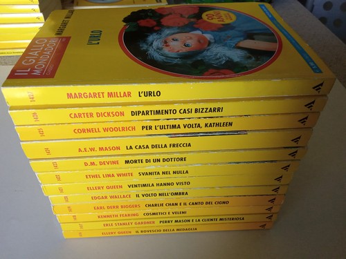Lotto giallo mondadori - lotto,